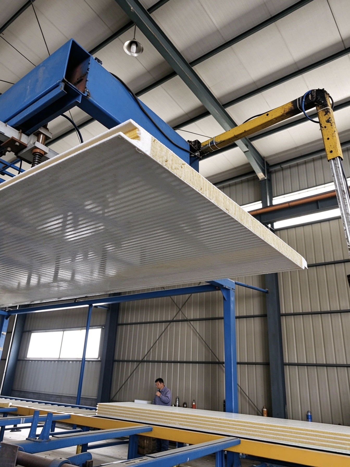 pu-sandwich-panel-production-line-factory-manufacturing-color-steel-insulated-wall-panel