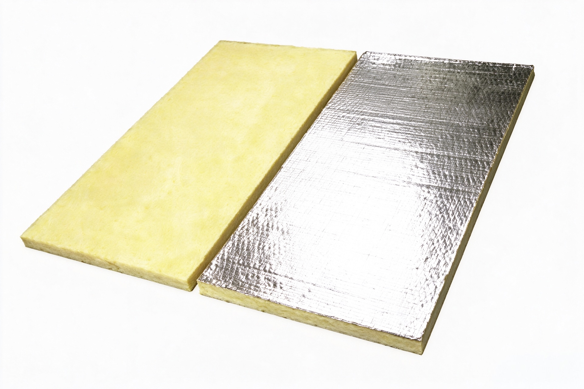 Glass-wool-board-with-aluminum-foil-facing-for-heat-reflection-insulation