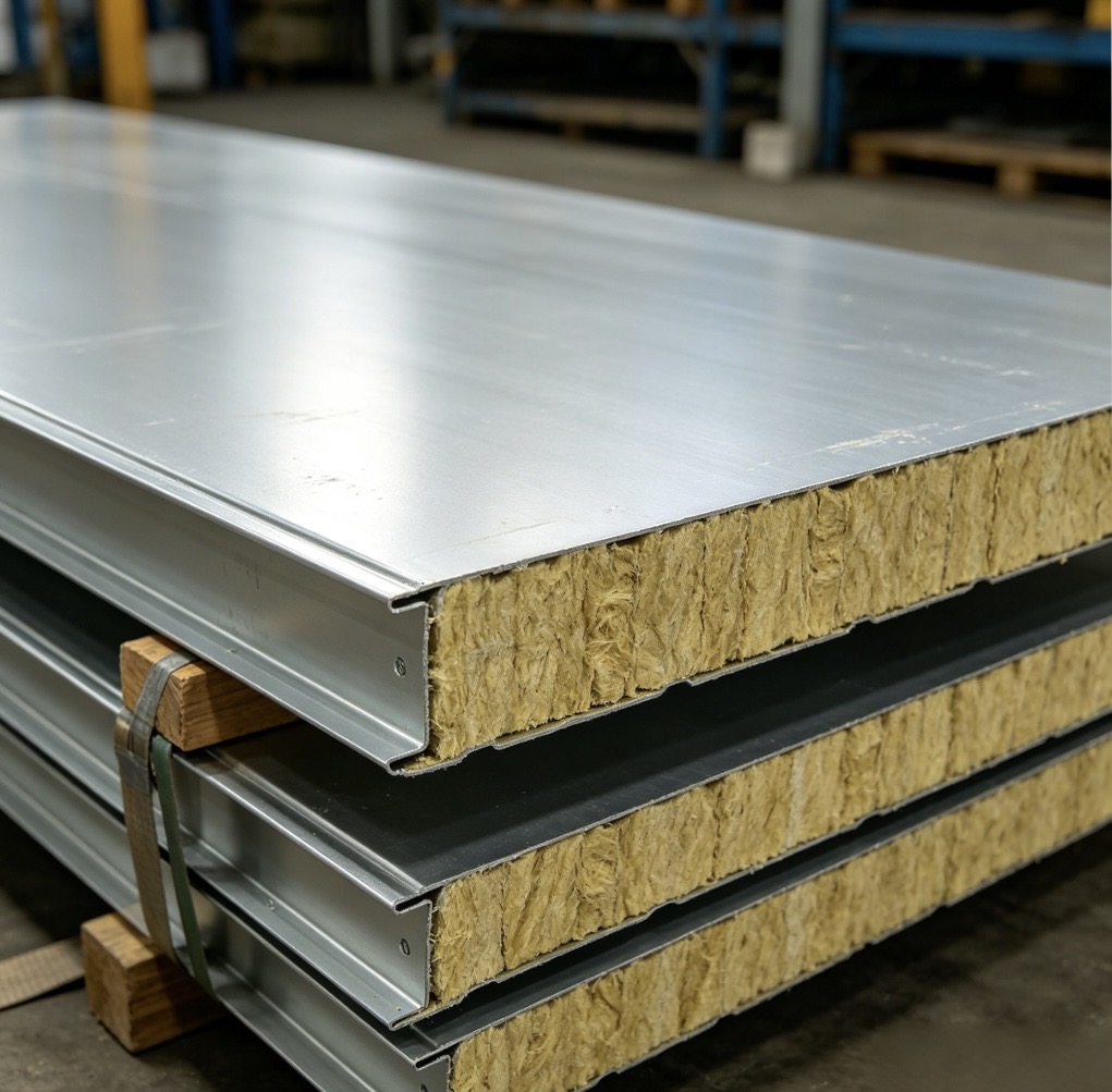 Fireproof Rock Wool Sandwich Panel