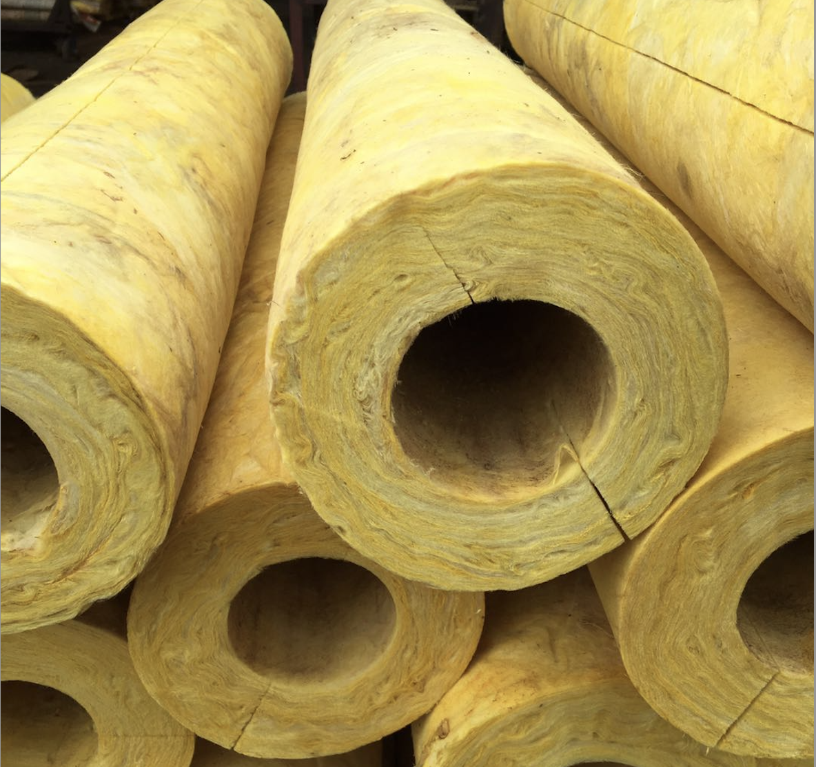 glass-wool-pipe-insulation-tube-factory-stock