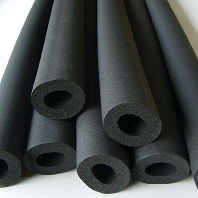 Various-sizes-of-black-rubber-foam-insulation-tubes-for-different-pipes