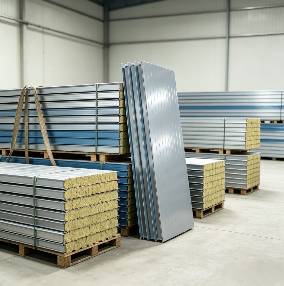 Fireproof Rock Wool Sandwich Panel