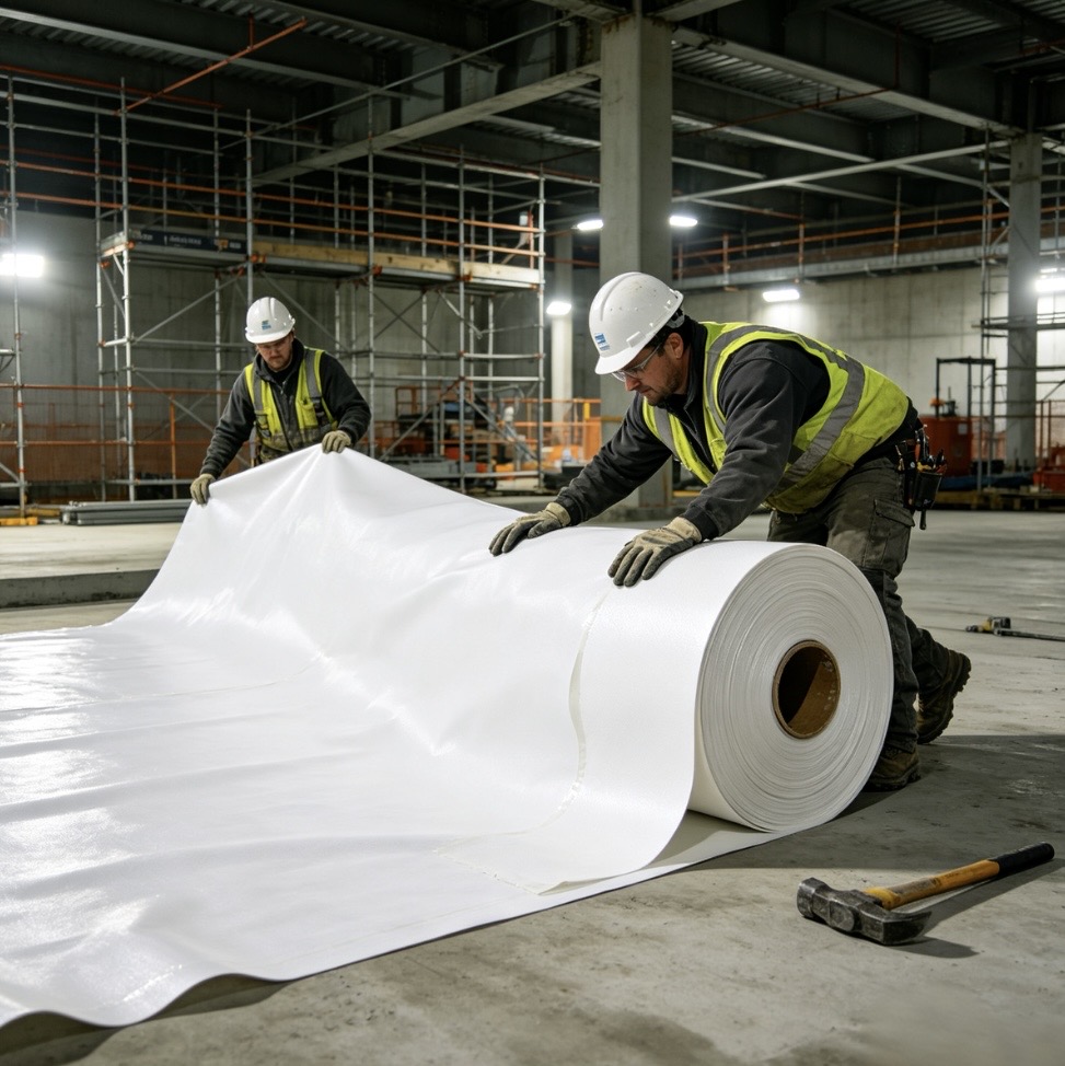 reinforced-tpo-membrane-construction-installation-scene-workers-laying-membrane