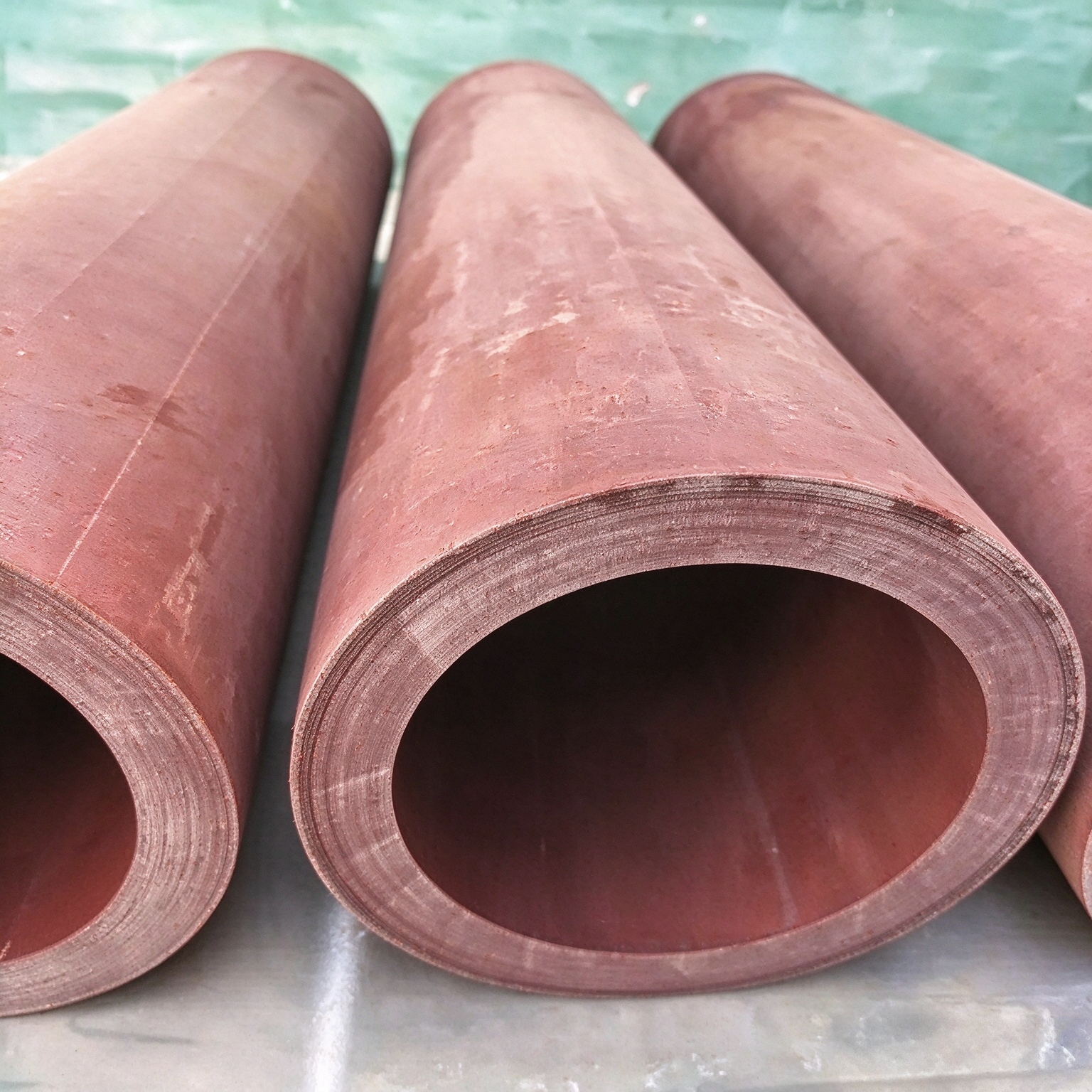 Large-diameter-red-vulcanized-fiber-paper-tube-thick-walled-fiber-paper-pipe-for-high-voltage-electrical-insulation